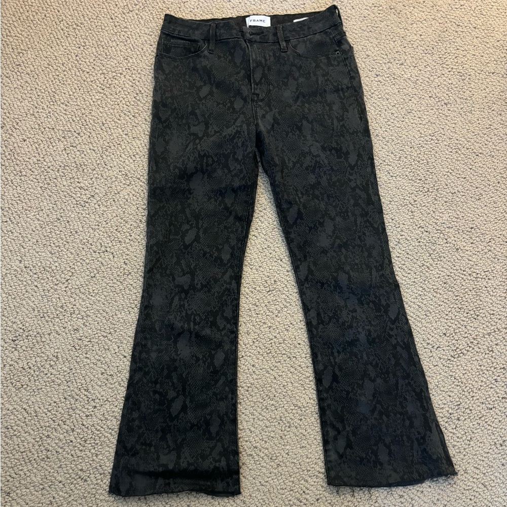 FRAME Le Crop Mini Boot Jeans - Size 29